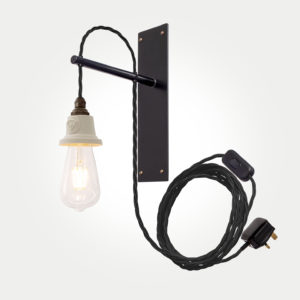 Nayland Delphinium Plug In Wall Light