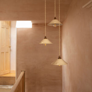 Small Keats 3 Cluster Pendant Light