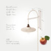 Flatford Petite Fonteyn Plug-In Wall Light - Image 4
