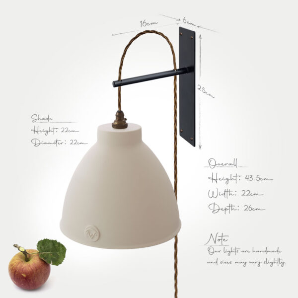 Nayland Ophelia Plug In Wall Light - Image 4