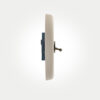 2 Gang White Switch With Brass Toggle - Image 7
