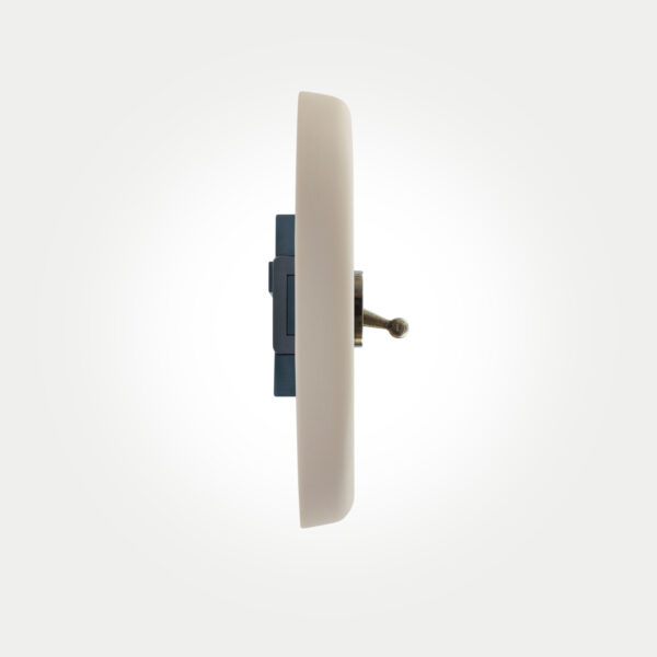 4 Gang Black Switch With Brass Toggle - Image 7