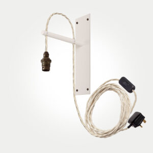 Simple Flatford Plug-In Wall Light