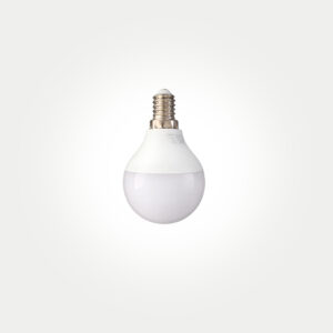 Opal Mini Globe 4.7W E14 LED Dimmable Bulb for Flush Fitting and Wall Sconces